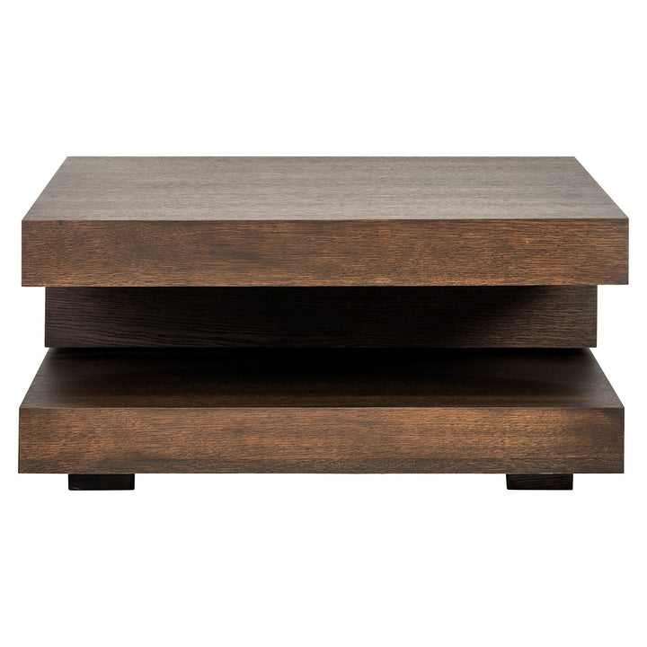 Oakura Rectangular Coffee Table - Brown Richmond 1