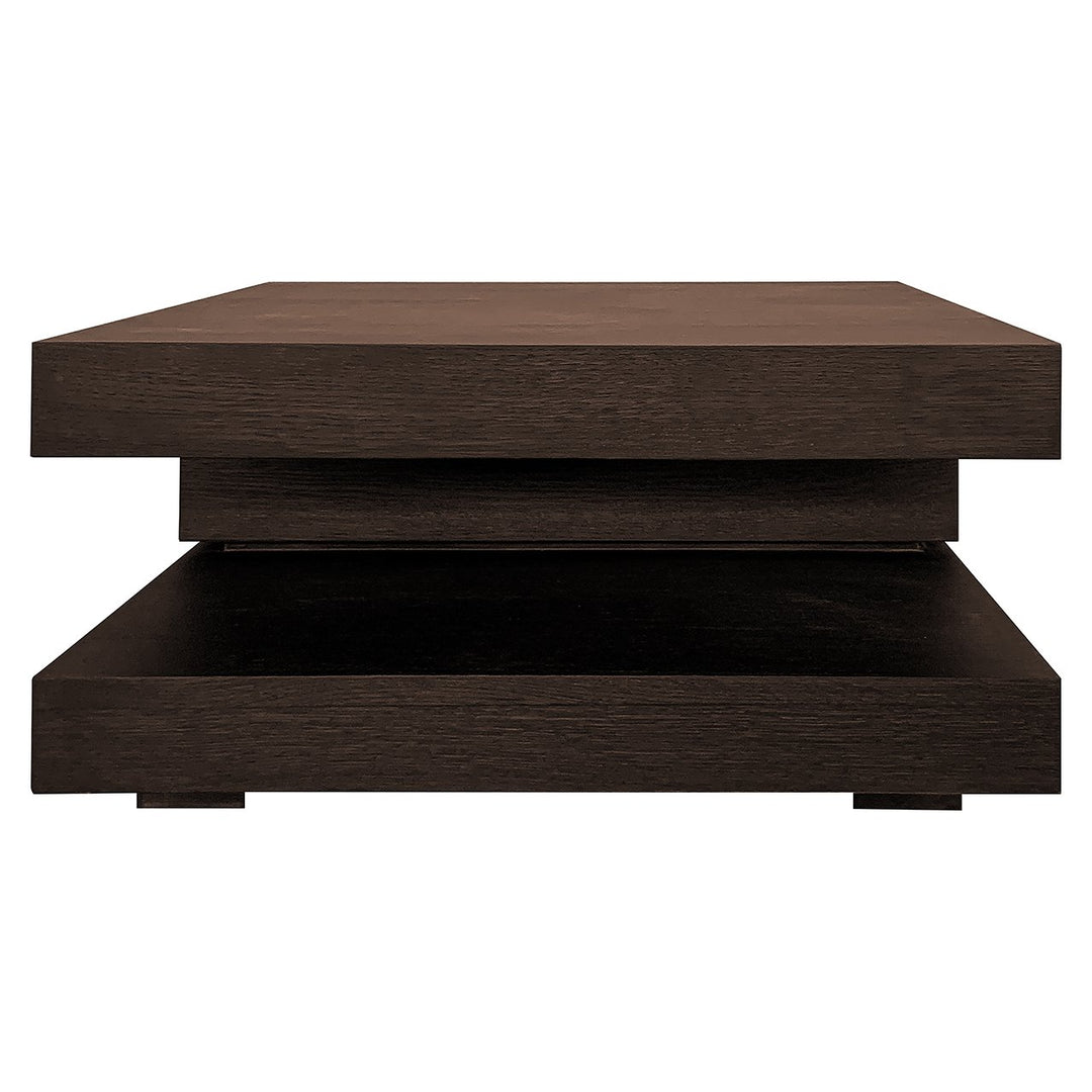 Oakura Rectangular Coffee Table - Brown Richmond 5