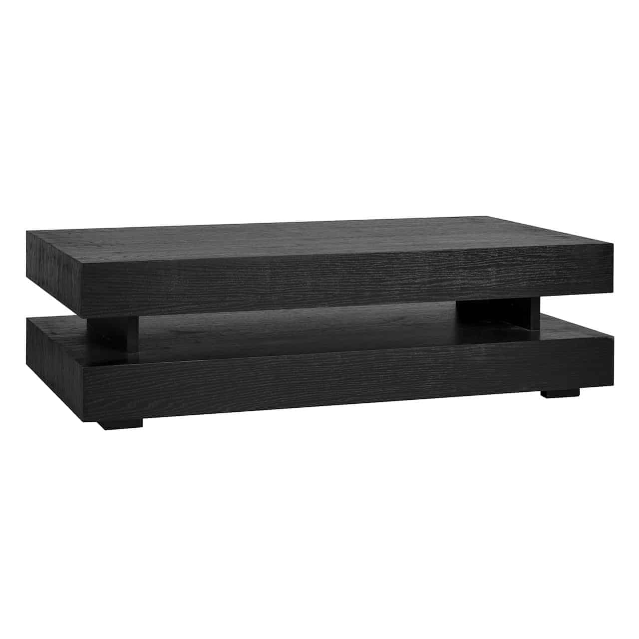 Richmond Oakura Blok H Black Coffee Table