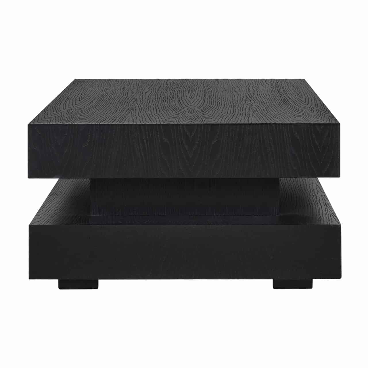 Richmond Oakura Blok H Black Coffee Table