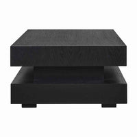 Richmond Oakura Blok H Black Coffee Table