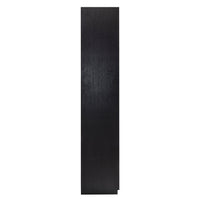 Richmond Oakura 2 Doors Left Split Black Bookcase