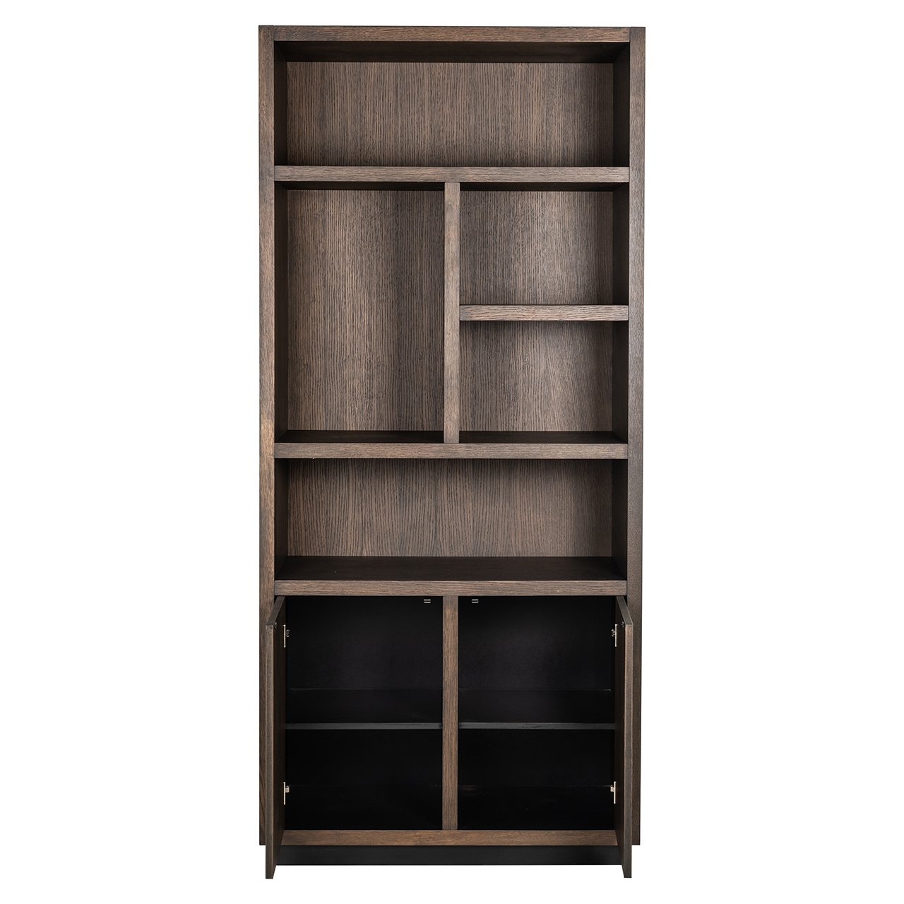 Richmond Interiors Oakura Bookcase 2-Doors in Brown