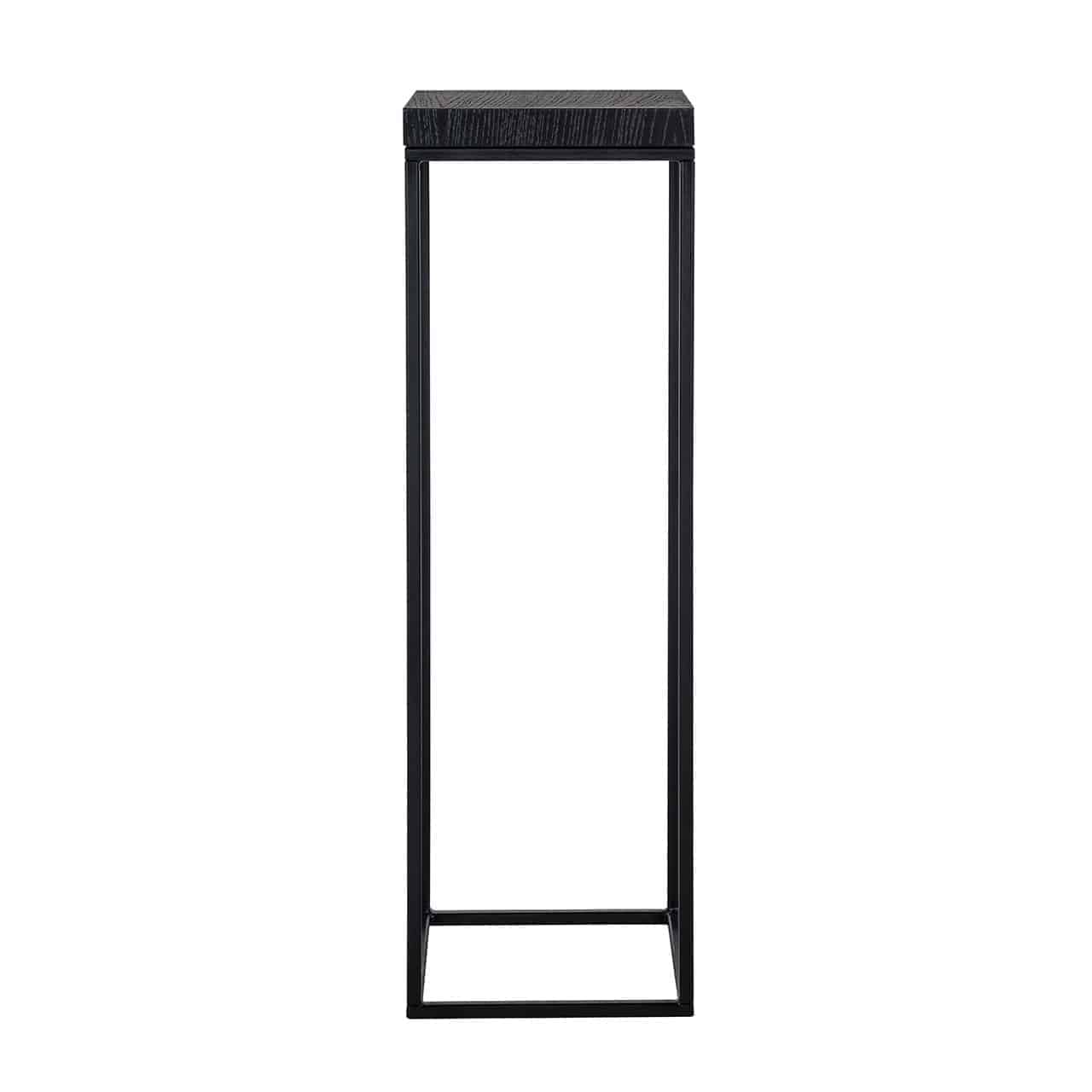 Richmond Oakura Pillar Black Side Table