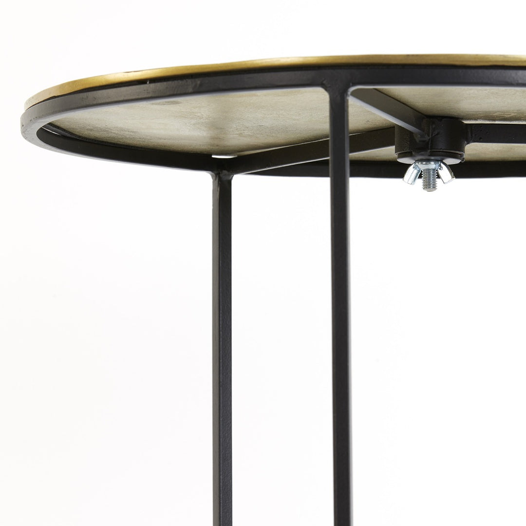 Talca Set of 2 Side Tables - Antique Copper Light & Living 10