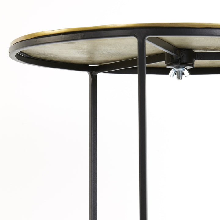 Talca Set of 2 Side Tables - Antique Copper Light & Living 10