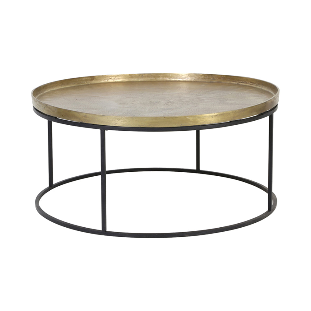 Light & Living Serena Antique Bronze & Matt Black Coffee Table