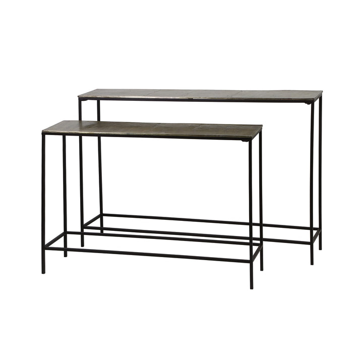 Hartsville Set of 2 Console Tables - Bronze Light & Living 1