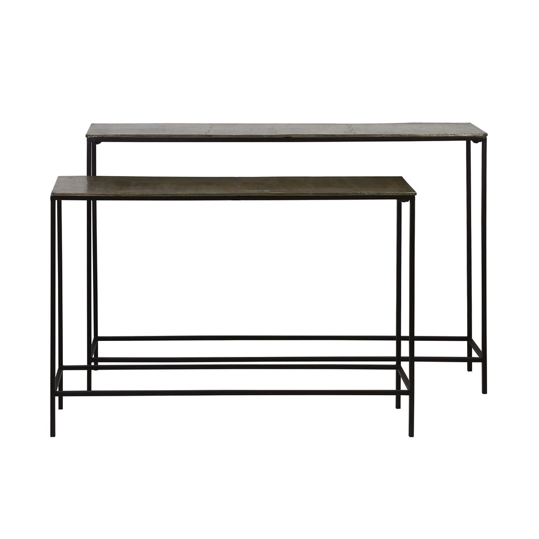 Hartsville Set of 2 Console Tables - Bronze Light & Living 3