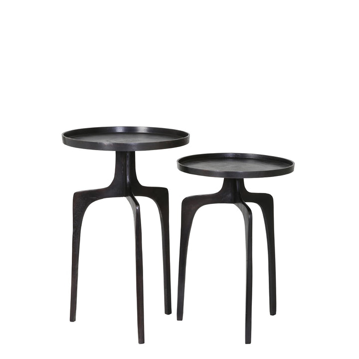 Pano Set of 2 Side Tables - Dark Bronze Light & Living 1