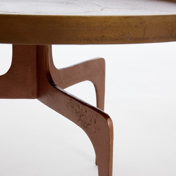 Pano Set of 2 Round Coffee Tables - Bronze Light & Living 5