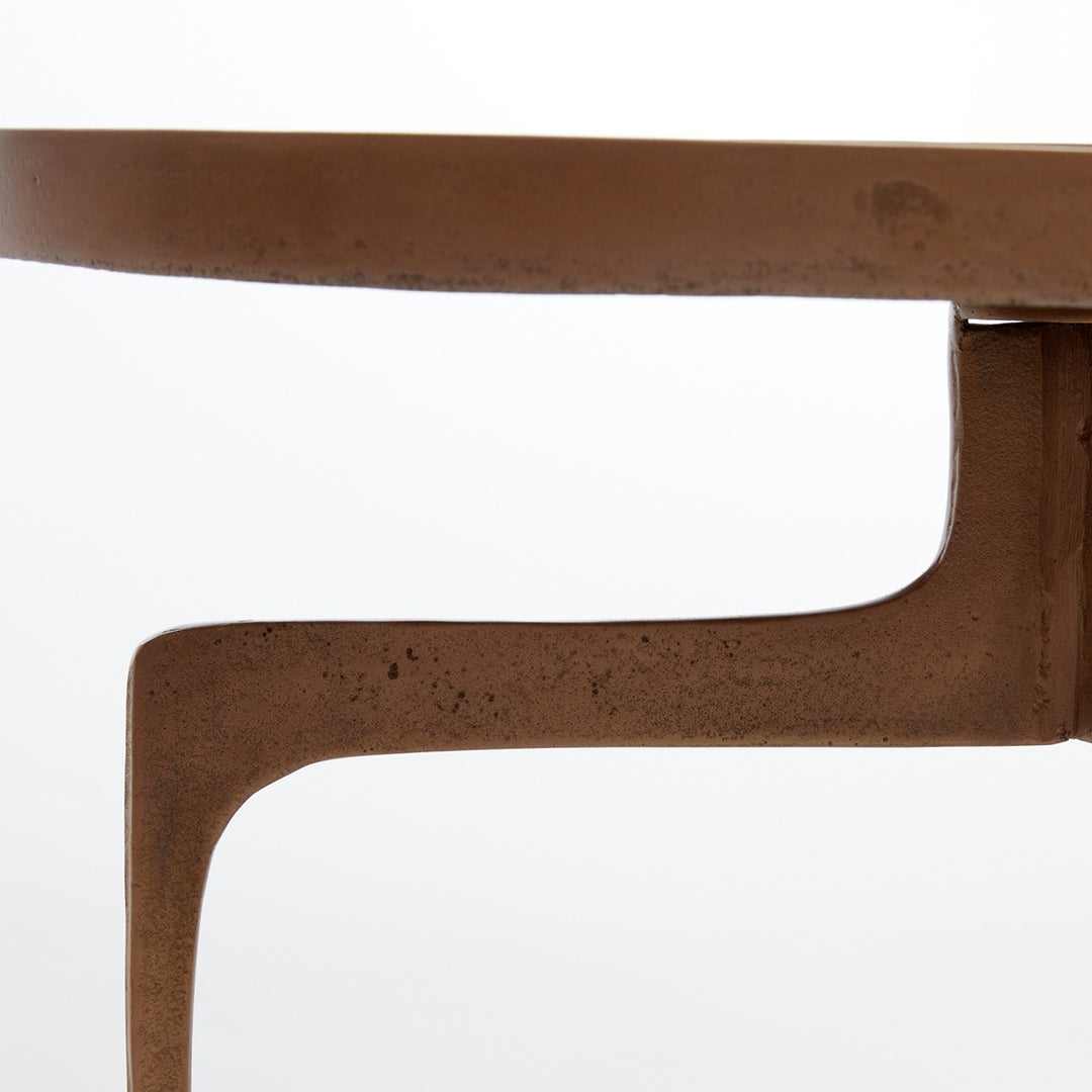Pano Set of 2 Round Coffee Tables - Bronze Light & Living 6