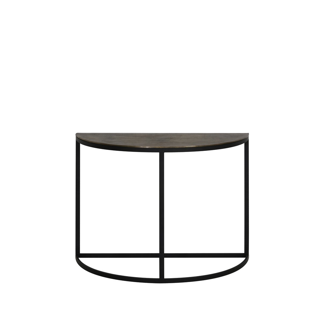 Peto Console Table - Antique Bronze Light & Living 1