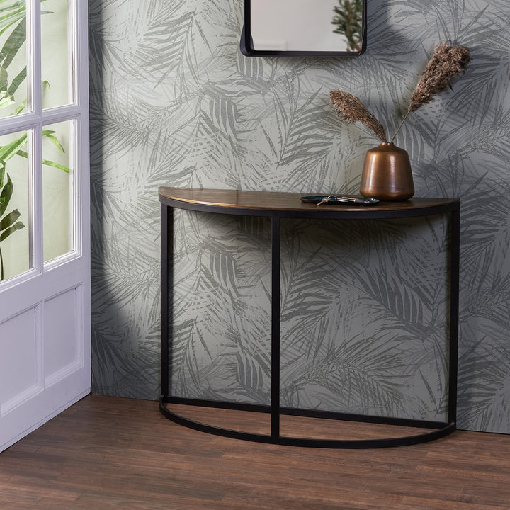 Peto Console Table - Antique Bronze Light & Living 2