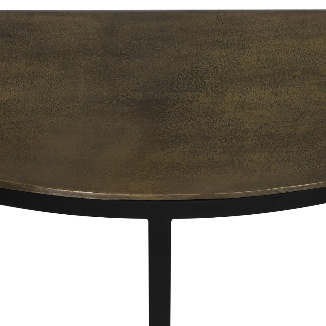 Peto Console Table - Antique Bronze Light & Living 3