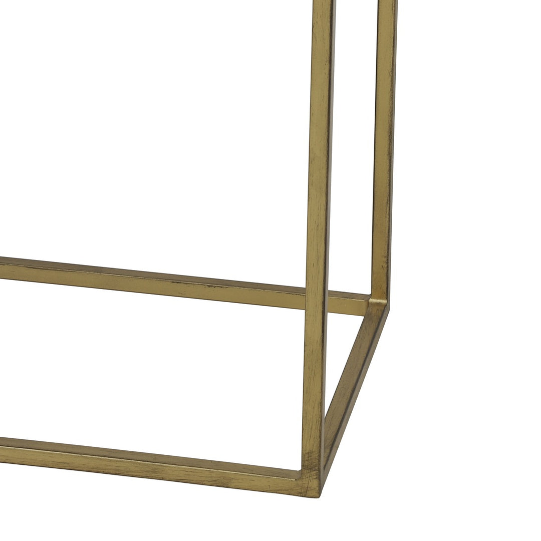 Boca Set of 2 Console Tables - Gold Light & Living 7