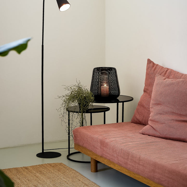 Duarte Set of 2 Side Tables - Matte Black Light & Living 3