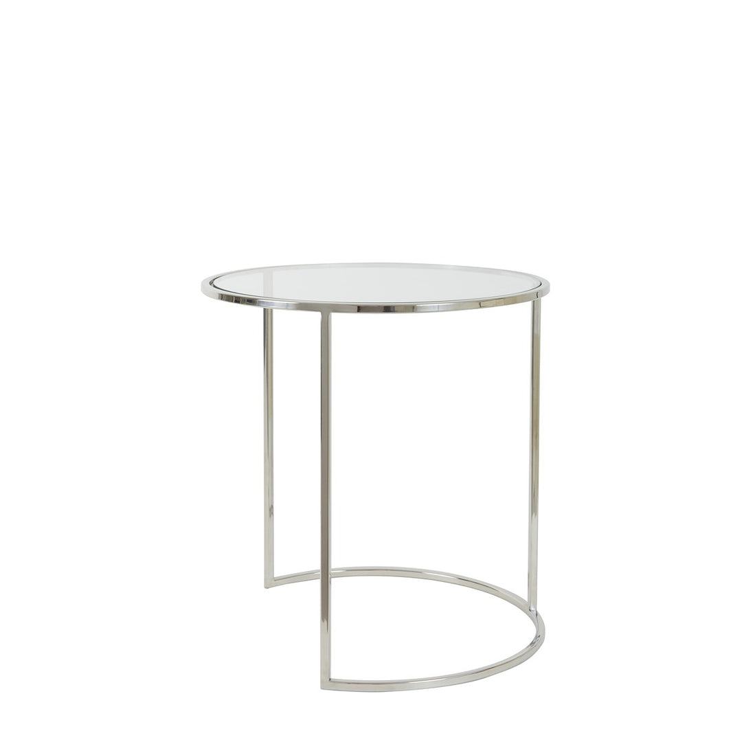 Duarte Set of 2 Side Tables - Nickel Light & Living 5