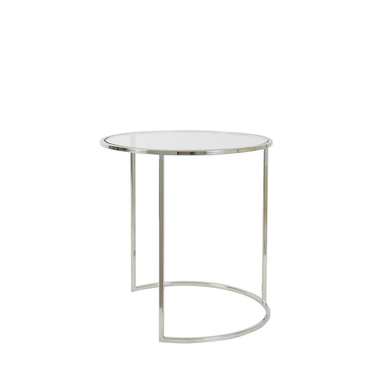 Duarte Set of 2 Side Tables - Nickel Light & Living 5