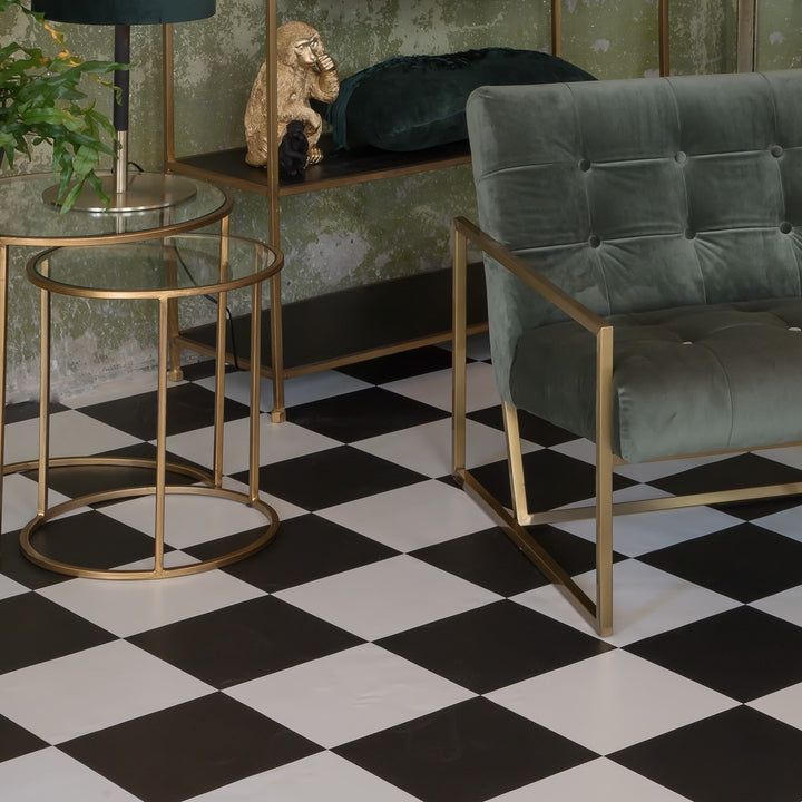 Duarte Set of 2 Side Tables - Gold Light & Living 3