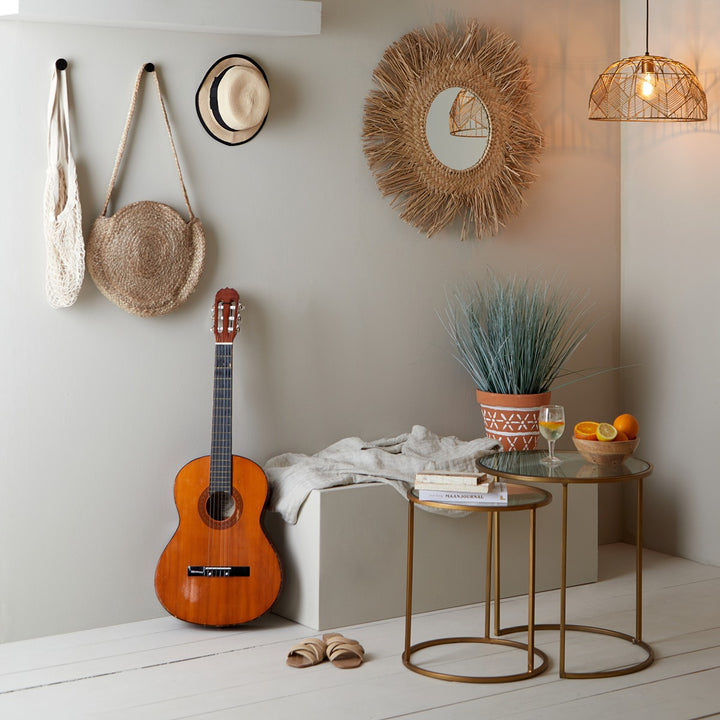 Duarte Set of 2 Side Tables - Gold Light & Living 6