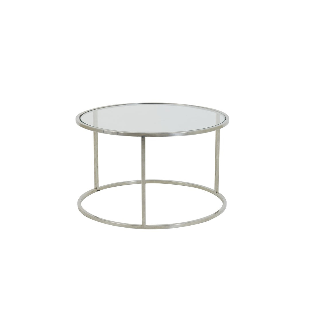 Duarte Set of 2 Round Coffee Tables - Nickel Light & Living 6
