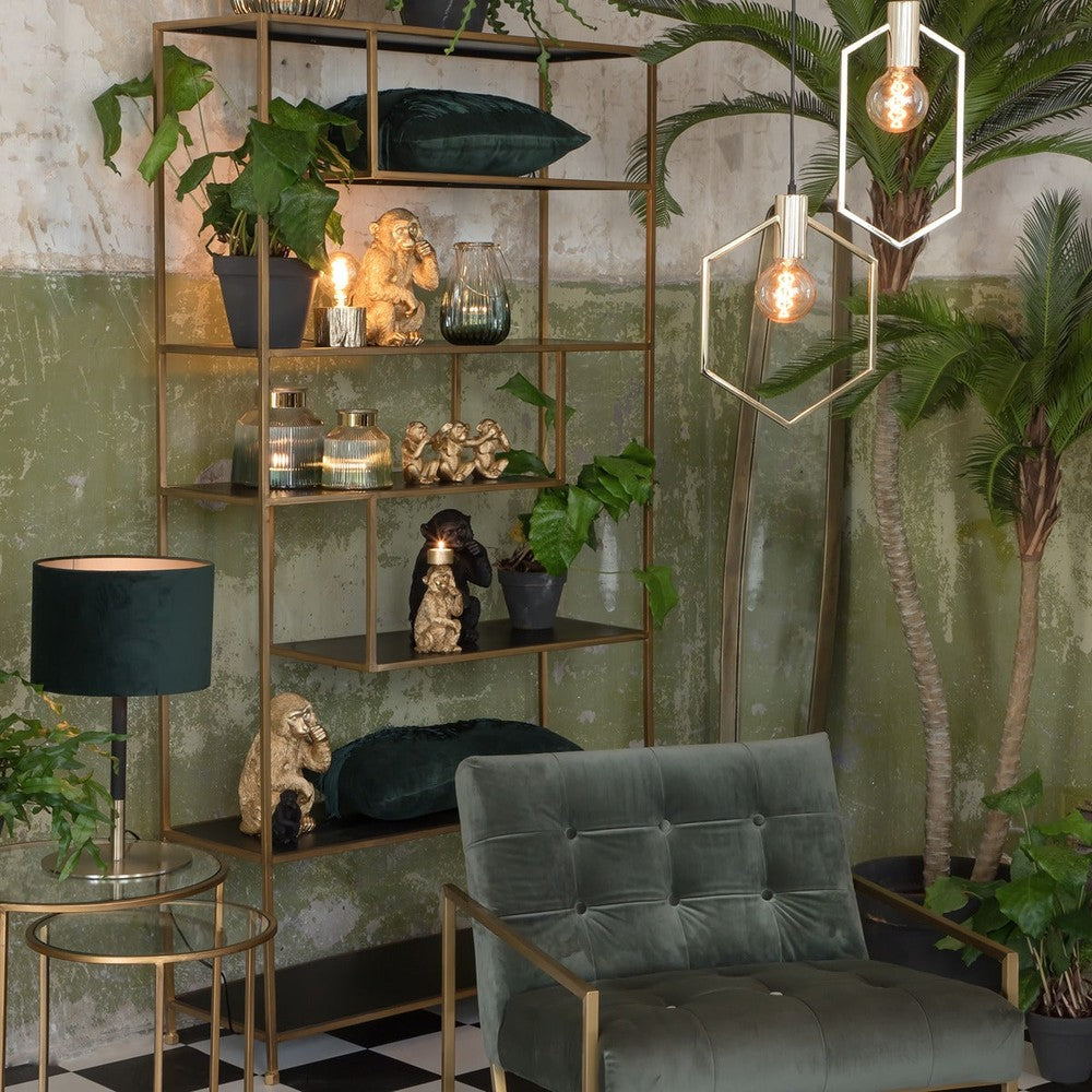 Ylaya Display Unit - Gold Light & Living 4