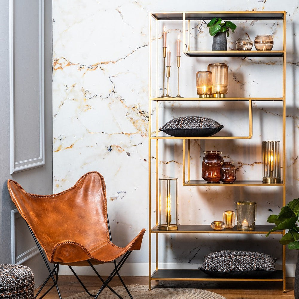 Ylaya Display Unit - Gold Light & Living 5