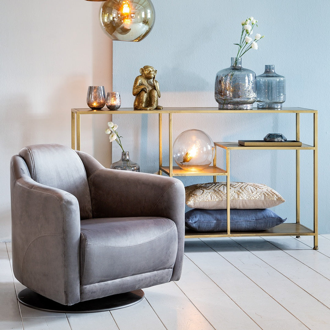 Ylaya Console Table - Gold Light & Living 2
