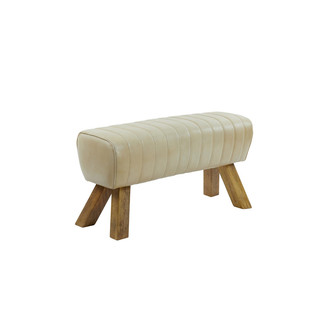 Ramy Leather Bench - Sand Light & Living 4