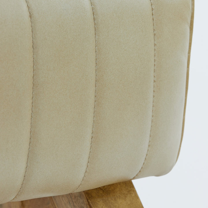Ramy Leather Bench - Sand Light & Living 5