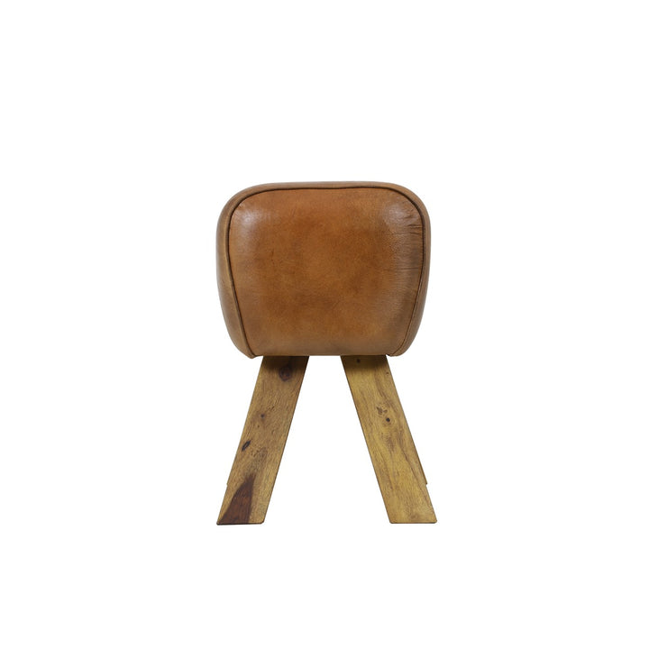 Ramy Leather Bench - Brown Light & Living 7