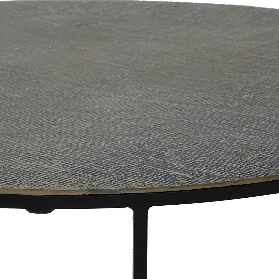 Rengo Set of 2 Round Coffee Tables - Antique Bronze Light & Living 6