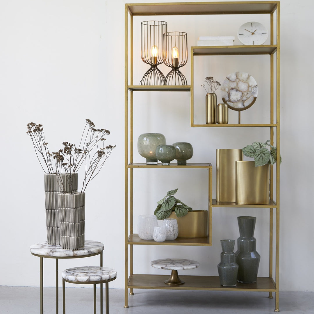 Yvana Display Unit - Antique Gold Light & Living 3