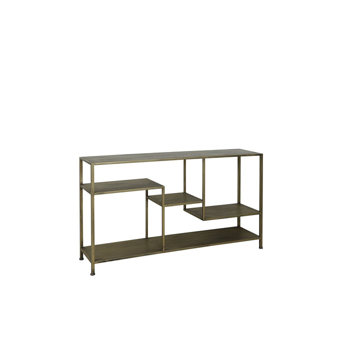 Yvana Console Table - Antique Gold Light & Living 3