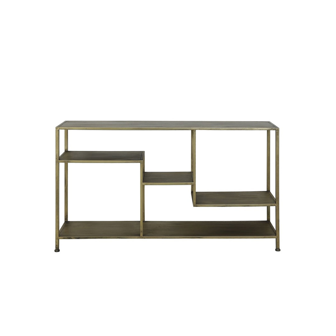 Yvana Console Table - Antique Gold Light & Living 1