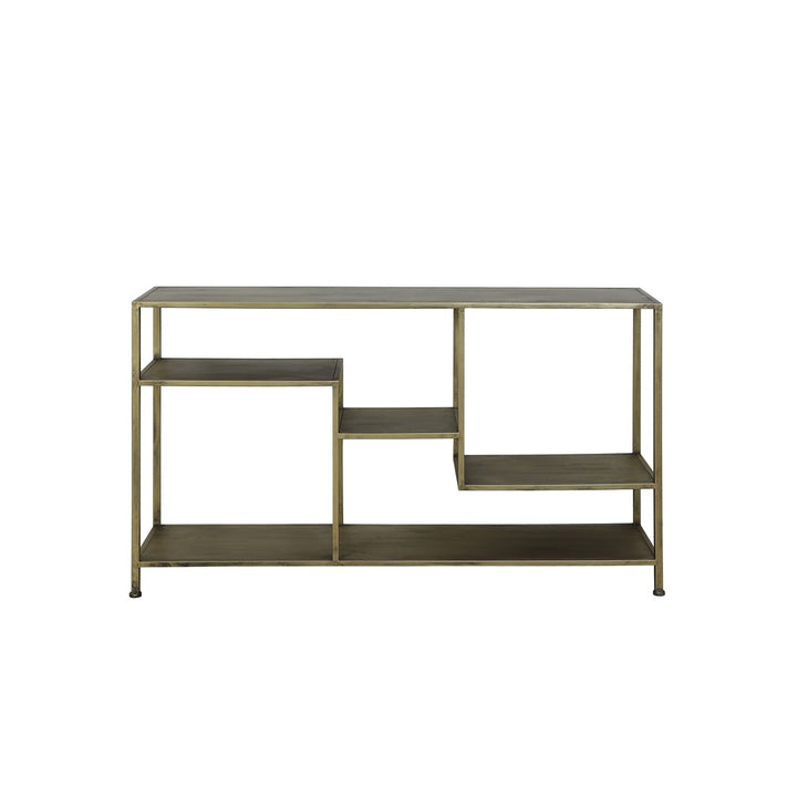 Yvana Console Table - Antique Gold Light & Living 1