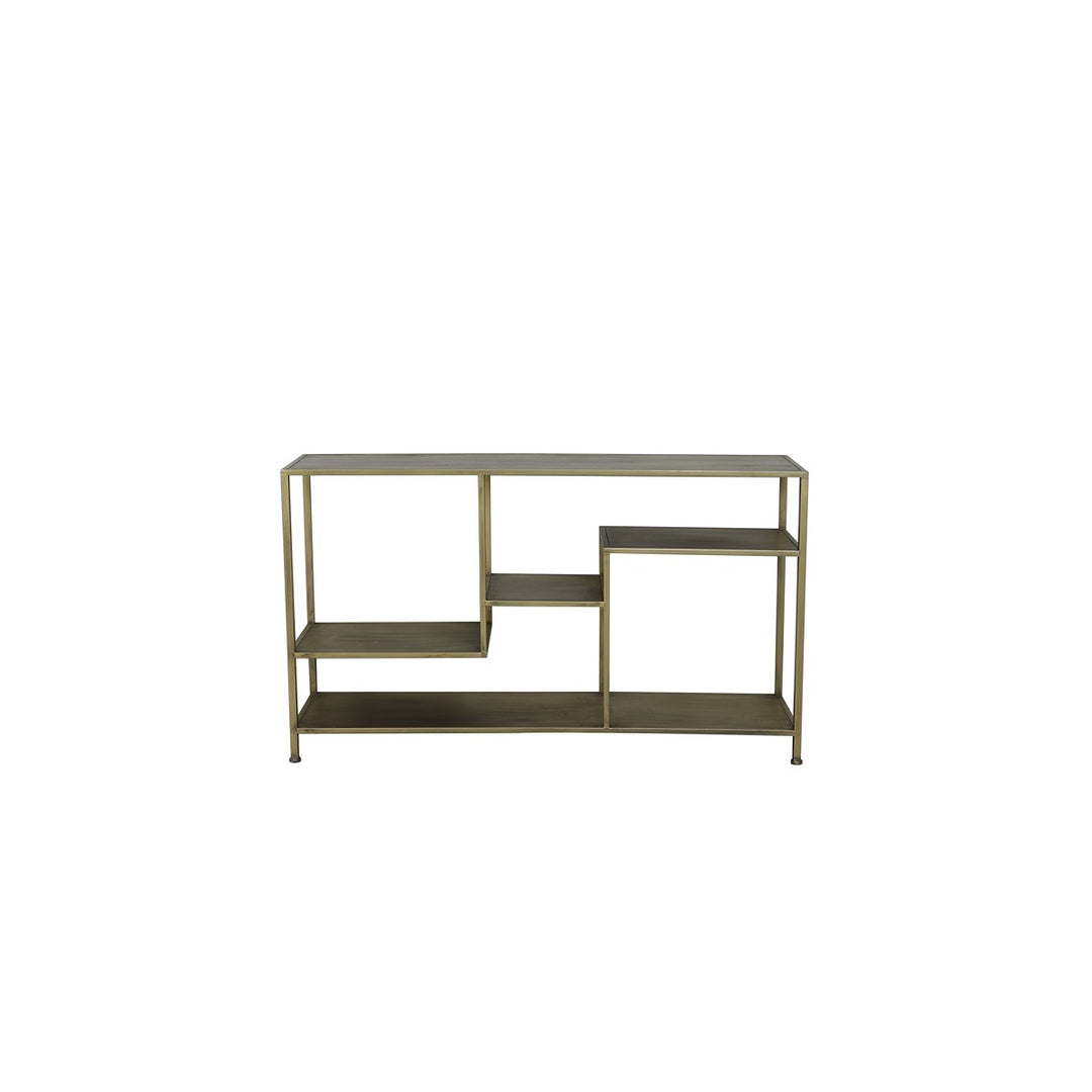 Yvana Console Table - Antique Gold Light & Living 4