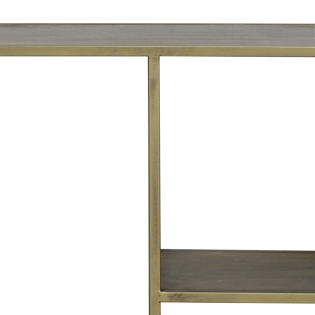 Yvana Console Table - Antique Gold Light & Living 6