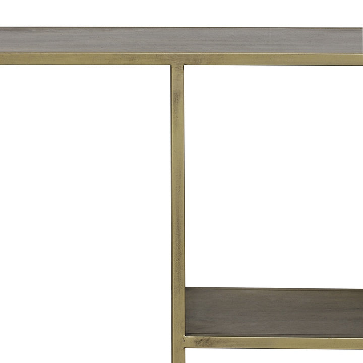 Yvana Console Table - Antique Gold Light & Living 6