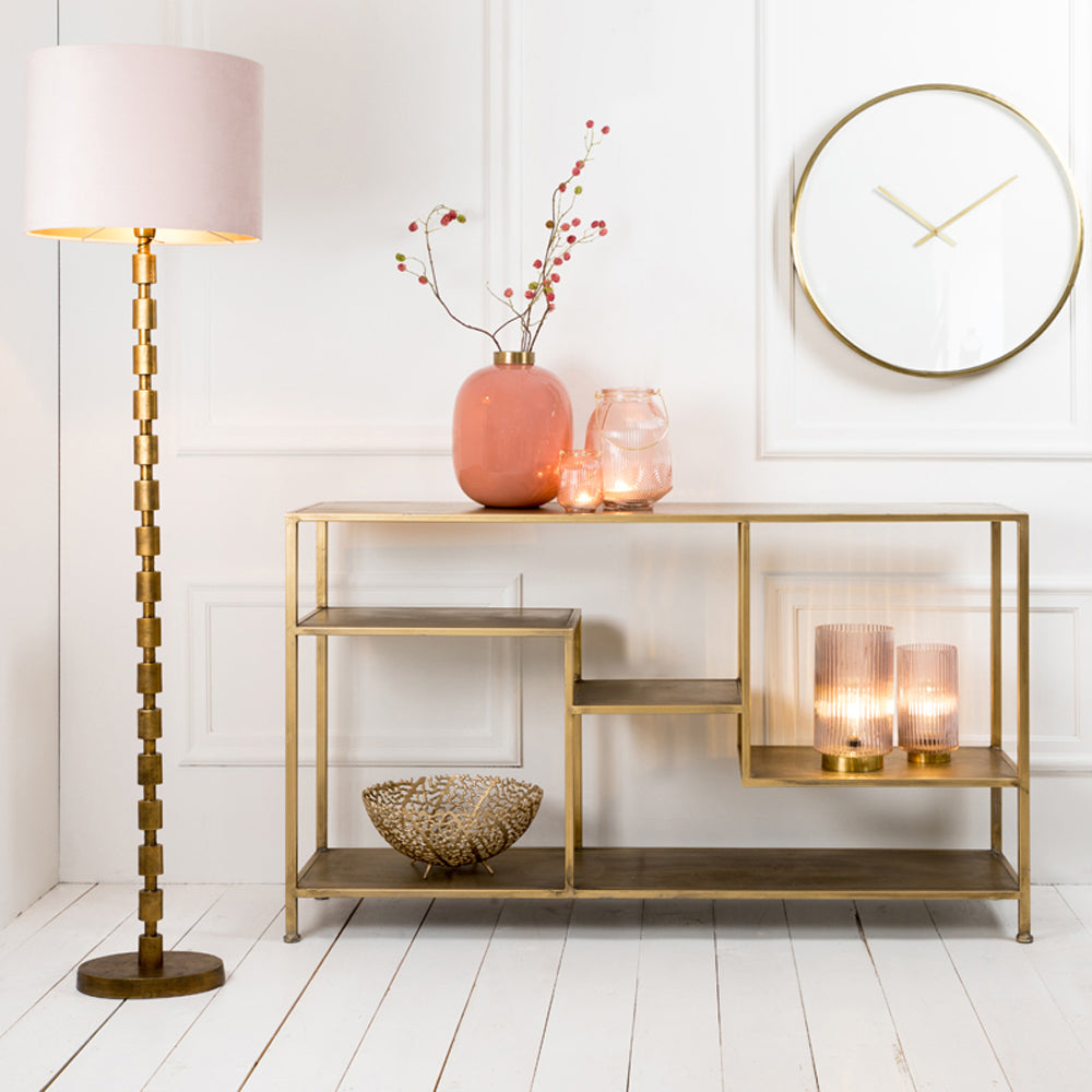 Light & Living Yvana Antique Gold Console Table