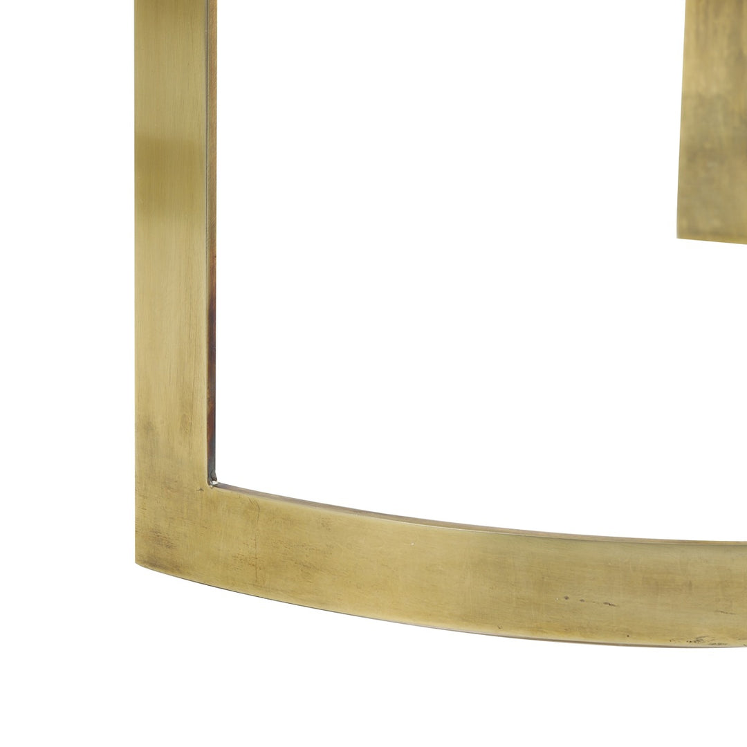 Perlato Set of 2 Marble Side Tables - Antique Bronze Light & Living 7
