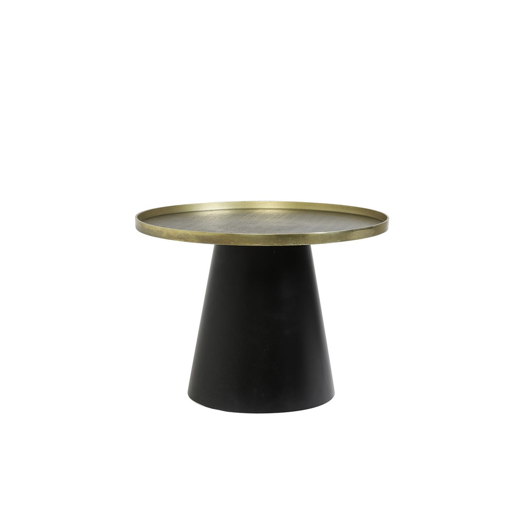 Popeta Round Coffee Table - Antique Bronze Light & Living 1