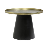 Light & Living Popeta Bronze & Black Coffee Table - 60x44cm