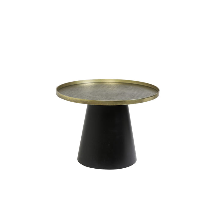 Popeta Round Coffee Table - Antique Bronze Light & Living 4
