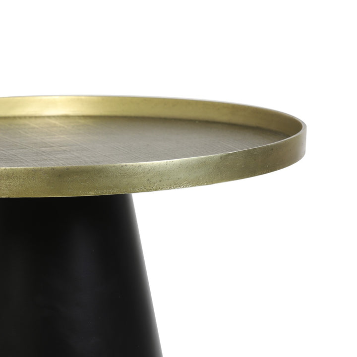 Popeta Round Coffee Table - Antique Bronze Light & Living 5
