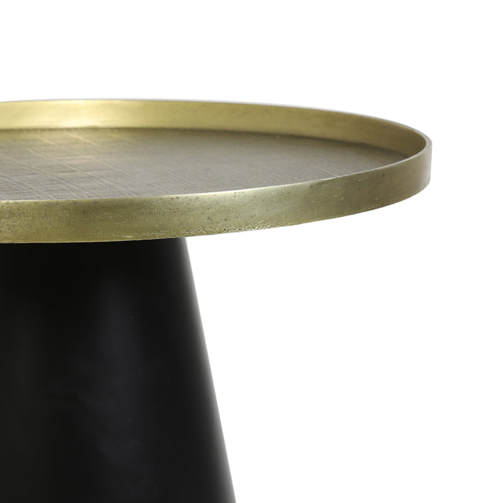 Light & Living Popeta Bronze & Black Coffee Table - 60x44cm