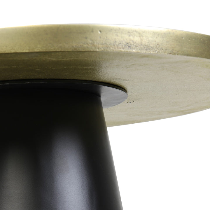 Popeta Round Coffee Table - Antique Bronze Light & Living 7