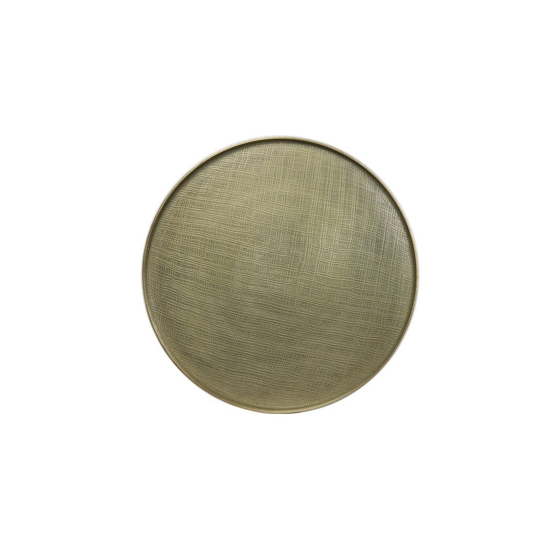 Popeta Round Coffee Table - Antique Bronze Light & Living 9