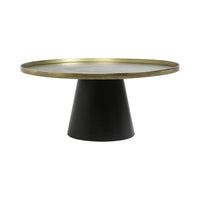 Light & Living Popeta Bronze & Black Coffee Table - 75x35cm